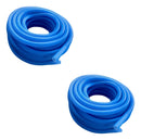 Mangueira de Piscina 8 Metros Limpeza Siliconada 38 Mm Azul