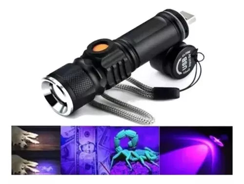 Lanterna Profissional com Luz Negra para encontrar Escorpião - Factontec
