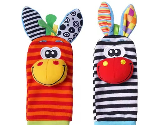 Chocalho de Meia e Pulseira - GbeeKids Estimulação Sensorial