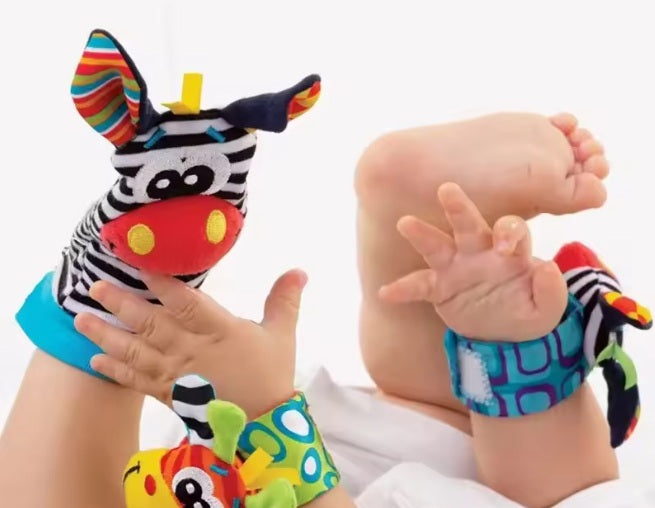 Chocalho de Meia e Pulseira - GbeeKids Estimulação Sensorial