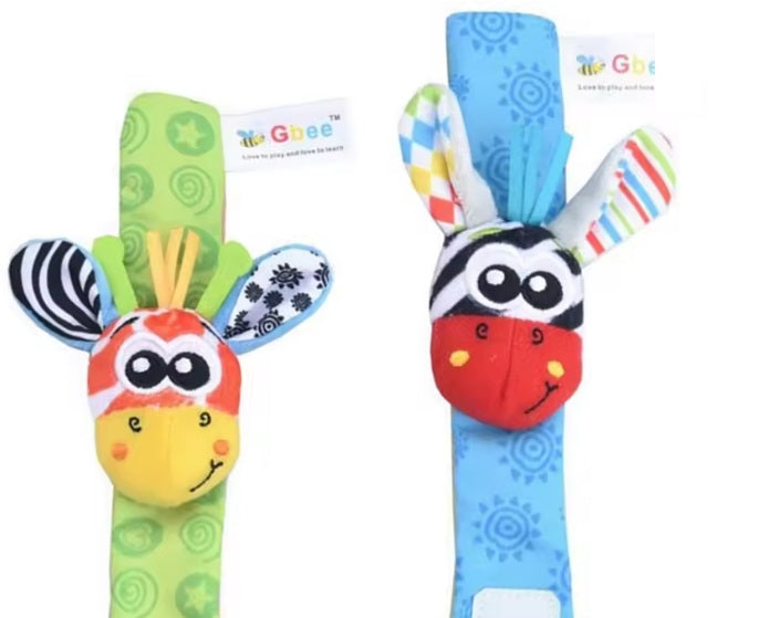 Chocalho de Meia e Pulseira - GbeeKids Estimulação Sensorial